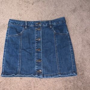 jean skirt